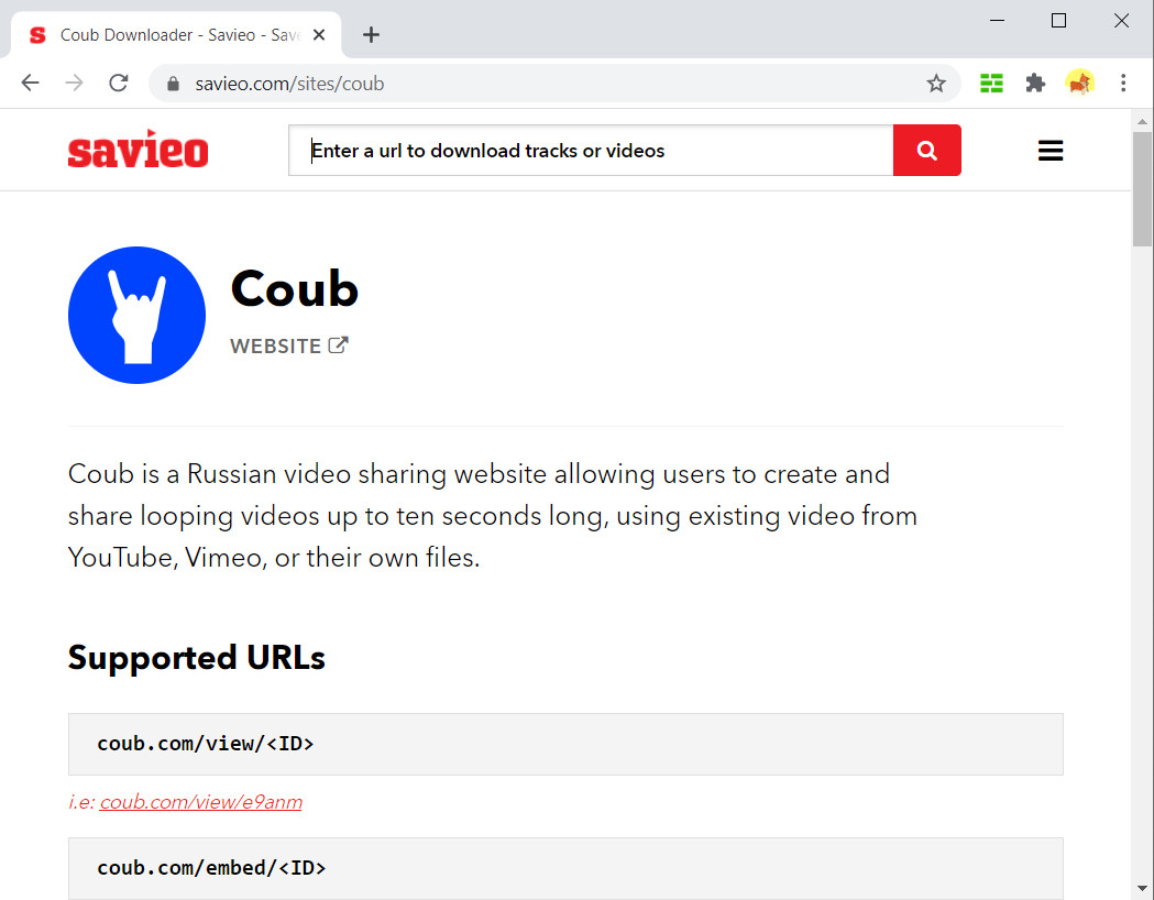 4 способа загрузки видео Coub [100% работа]