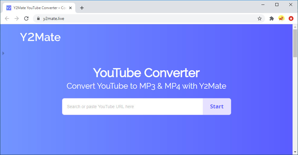 Vea videos en línea con Y2Mate