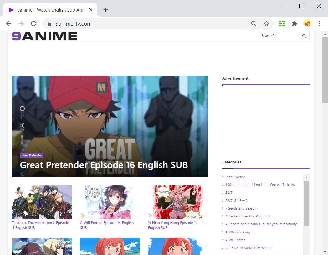 Gehen Sie zur 9anime-tv Homepage