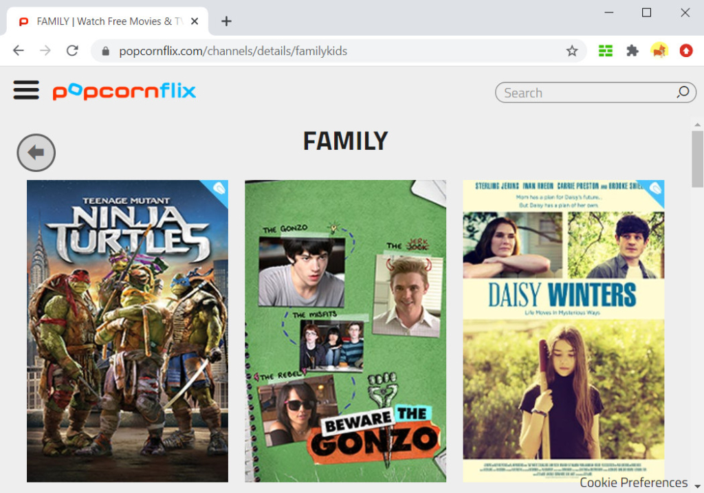 Popcornflix Para Niños