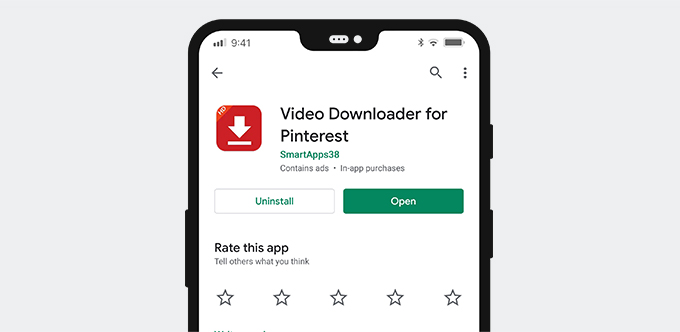 Video Downloader สำหรับ Pinterest