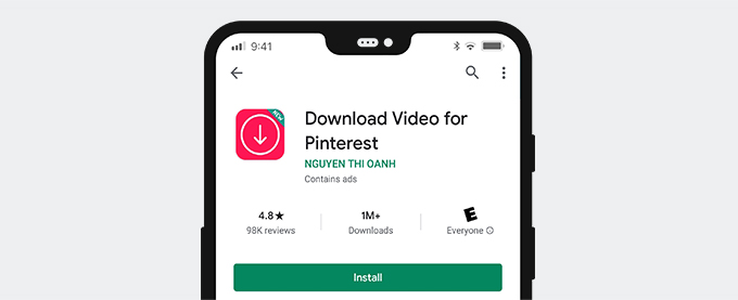 Descargar video para Pinterest