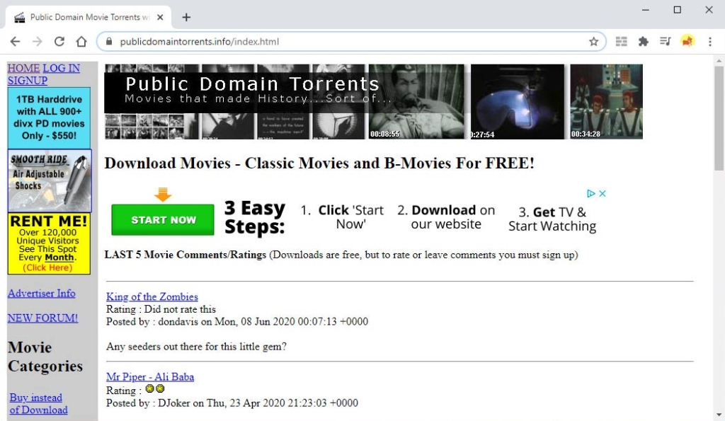 Publicdomaintorrents.com