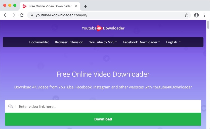 Downloader do YouTube 4K