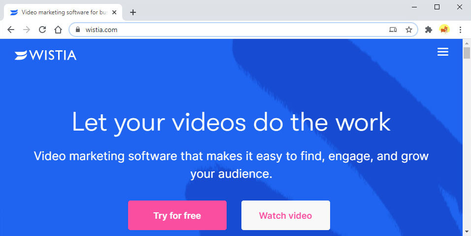 Vimeo alternative - Wistia