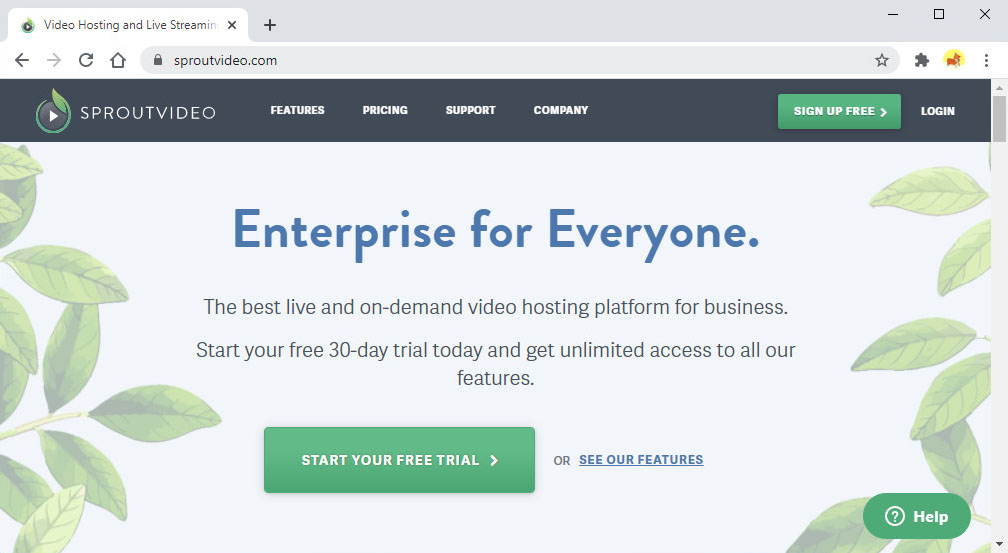 Vimeo Alternative - SproutVideo