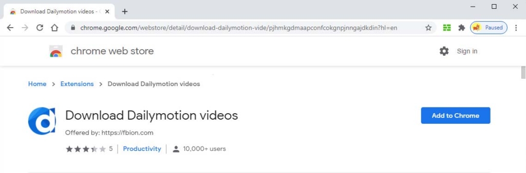 قم بتنزيل مقاطع فيديو Dailymotion