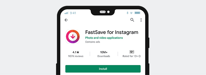 InstagramのFastSave