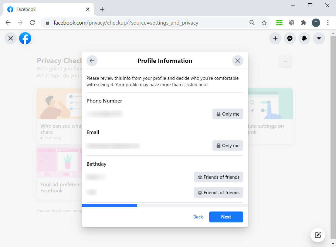  Make your Facebook profile private