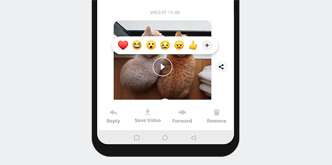 Save a video from Facebook Messenger