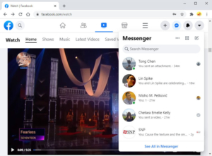 open my facebook messenger open my facebook messenger
