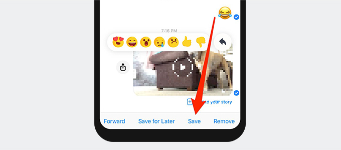 Speichern Sie Videos von Facebook Messenger auf dem iPhone