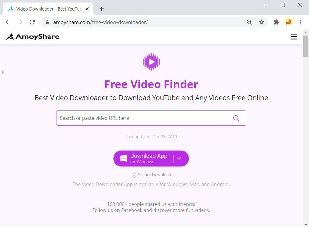 Kostenloser Video Finder