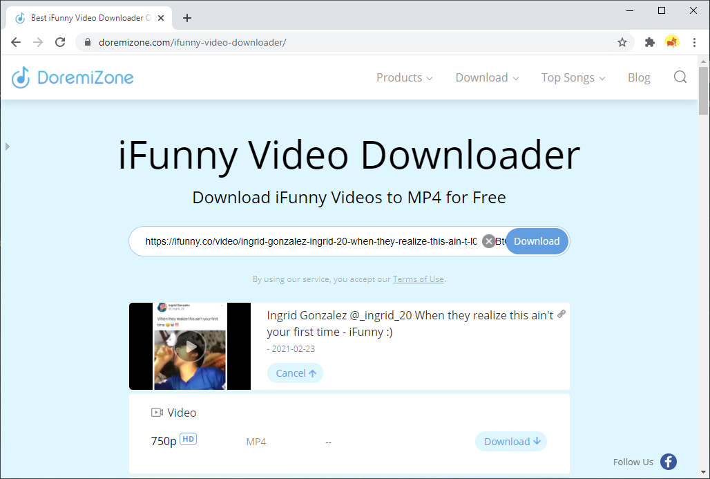Download the iFunny video