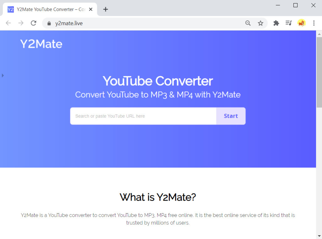 Converter y2mate youtube Y2mate Top