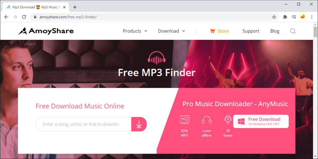 Бесплатный MP3 Finder