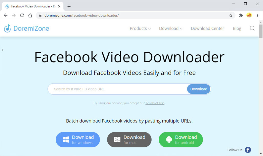 DoremiZone Facebook-Downloader