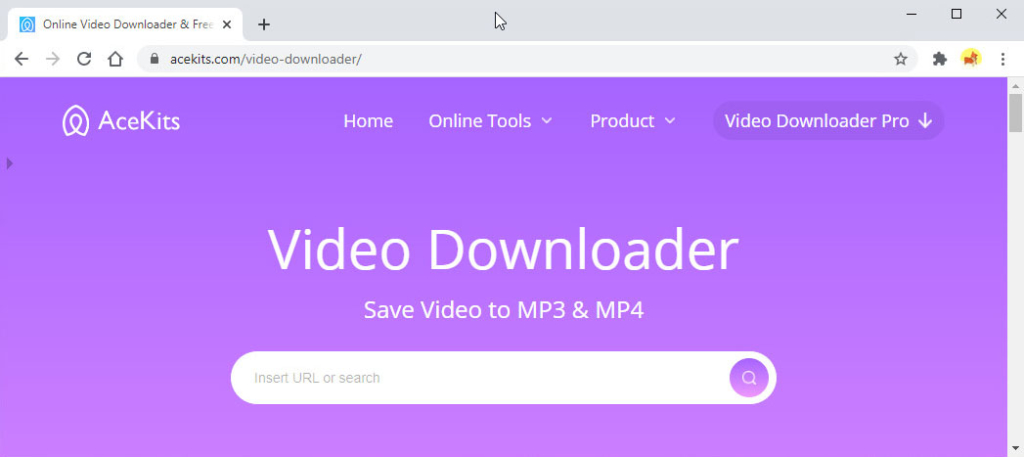 برنامج AceKit Video Downloader Chrome