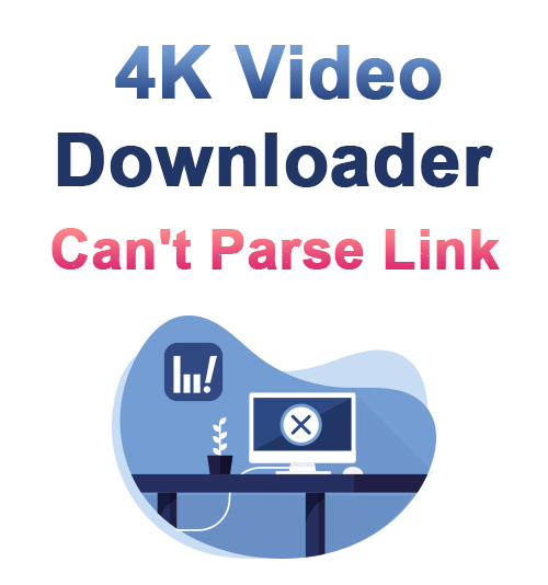 O downloader de vídeo 4K não consegue analisar o link