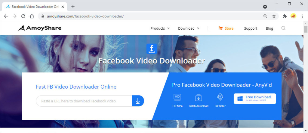 Download Facebook video to computer online