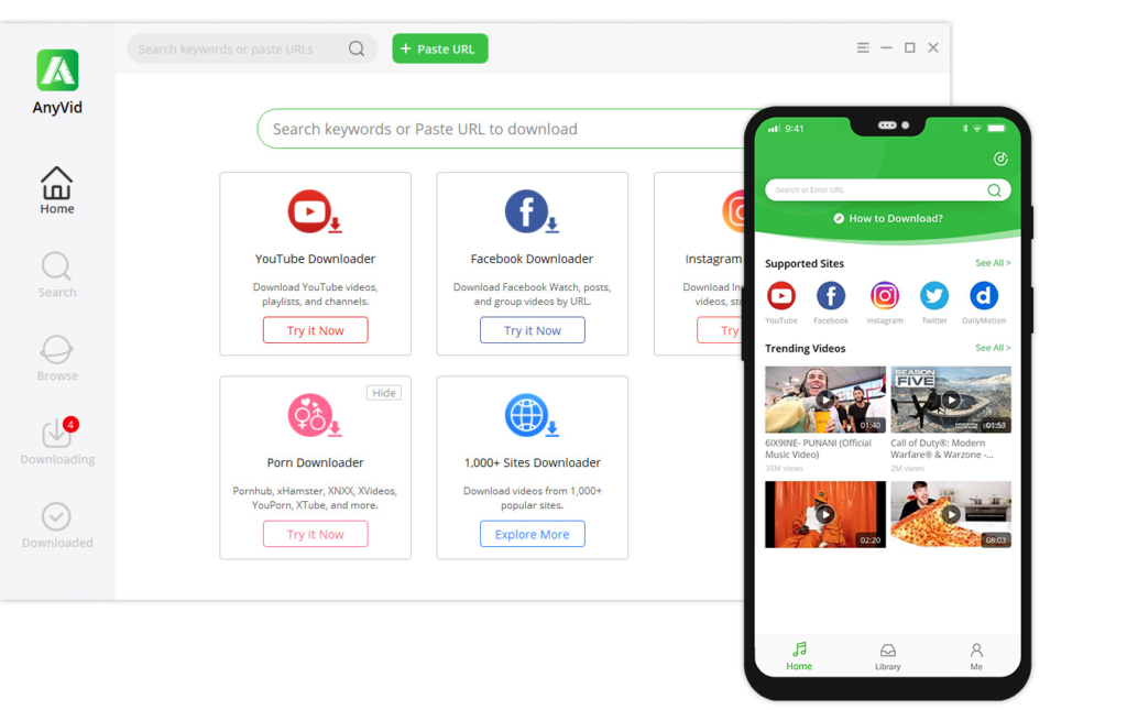 AnyVid Video Downloader