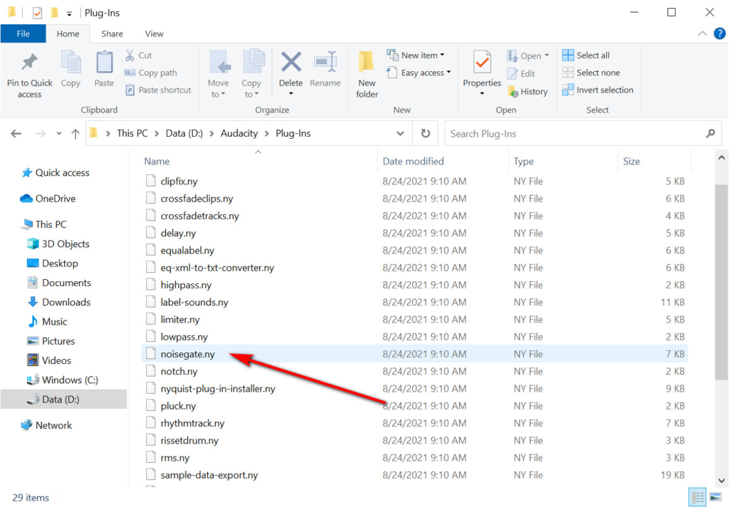 Audacityのノイズゲート：インストールと使用の方法