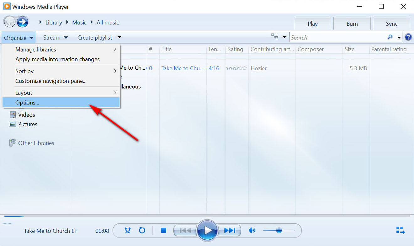 كيفية تحويل WMA إلى MP3 باستخدام windows media player