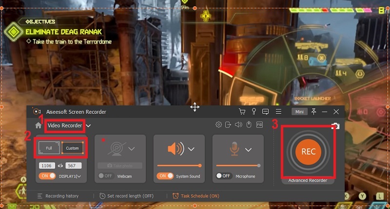 Führen Sie den AmoyShare Screen Recorder aus