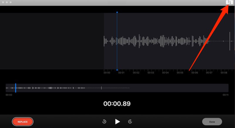 Record audio on Mac with Voice Memos