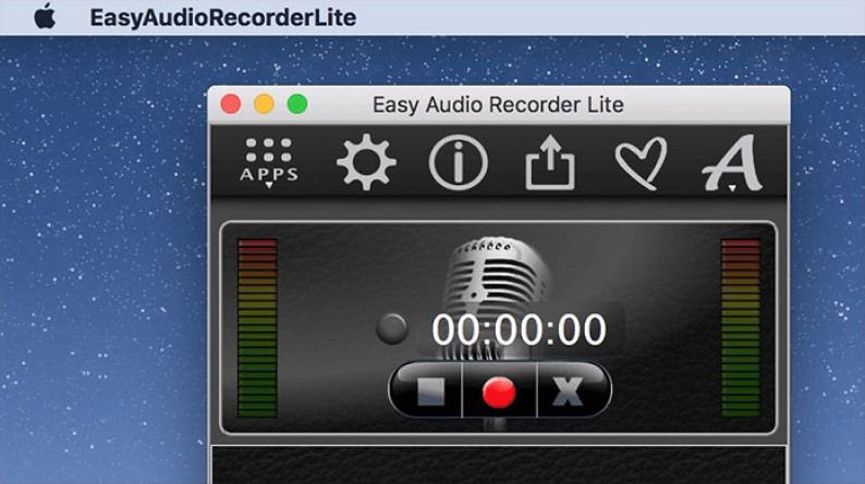 Record audio on Mac with Easy Audio Recorder