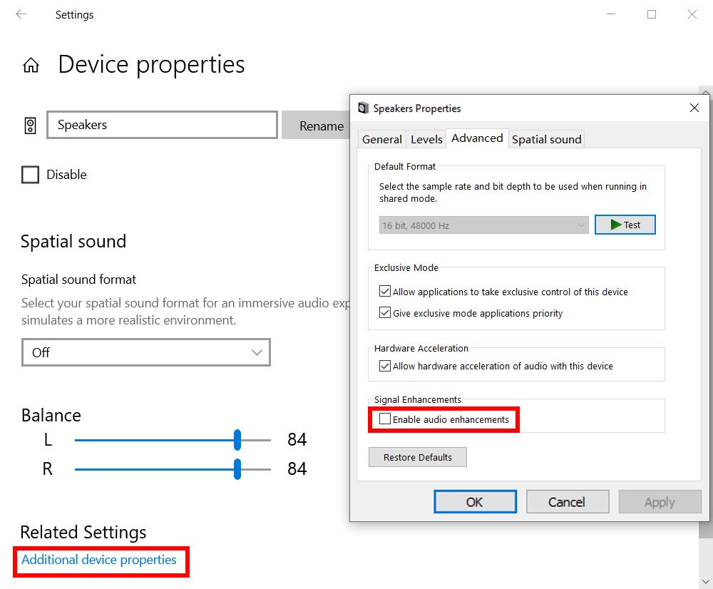 Cancel Audio Enhancement