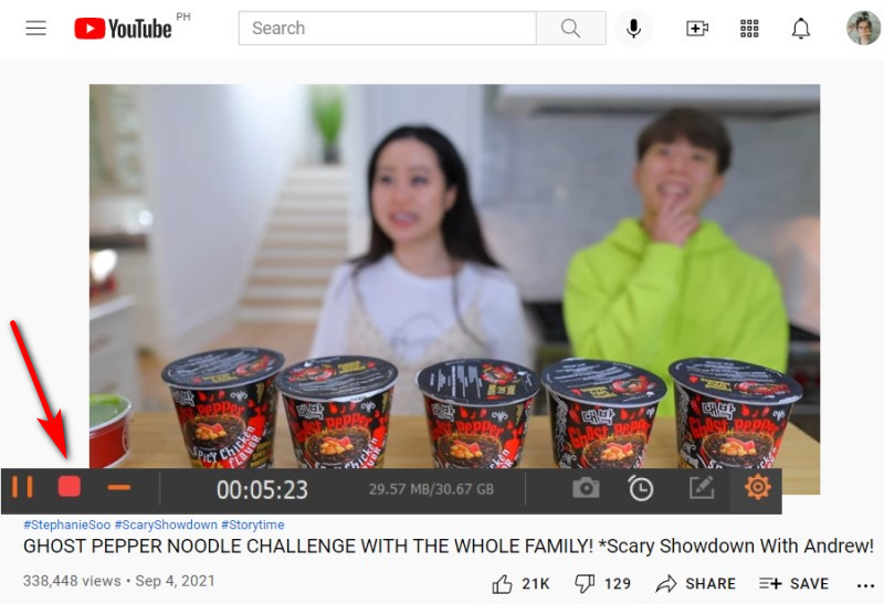 Grabe videos rápidamente