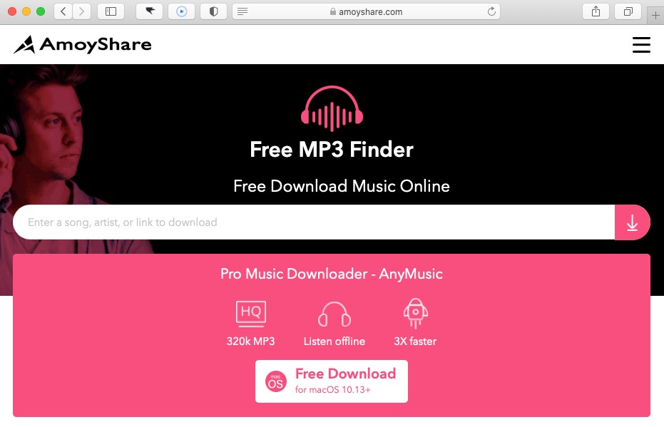 Бесплатный MP3 Finder