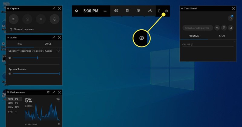 Windows 10 built-in screen recorder - Xbox Game Bar