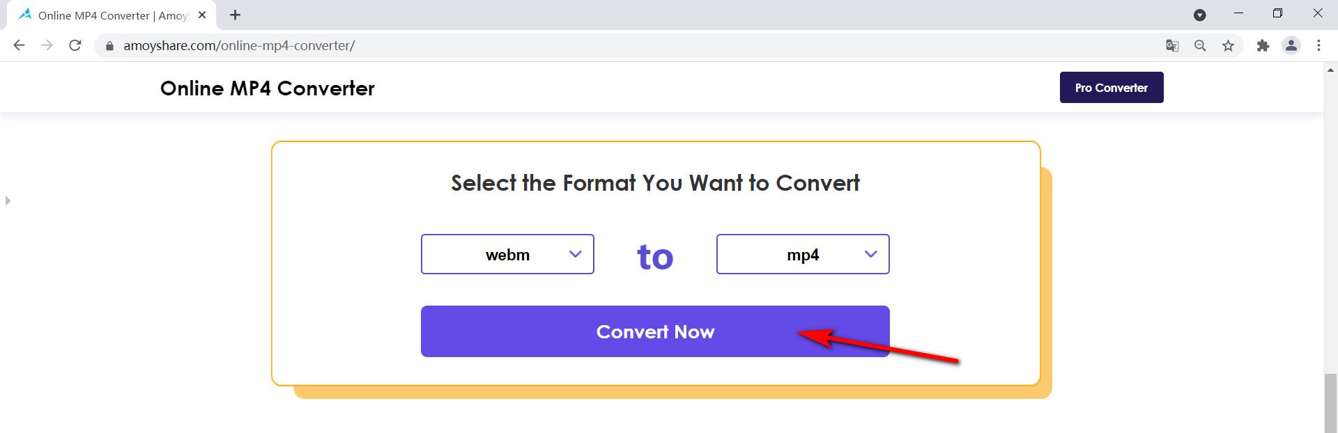 Click the Convert Now button to start converting
