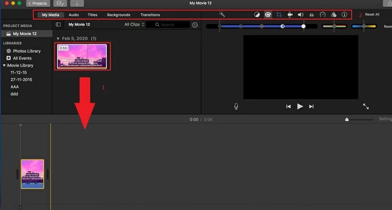 08 Combinar videos con iMovie