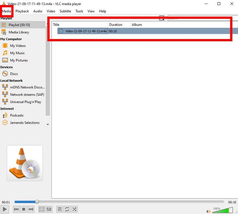 Converter M4A em MP3 usando VLC