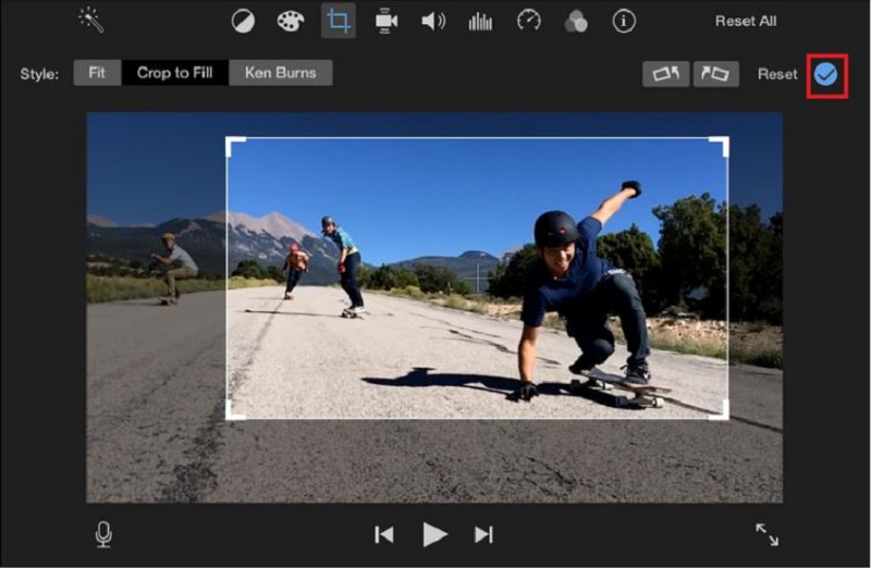 Guarde el video en iMovie