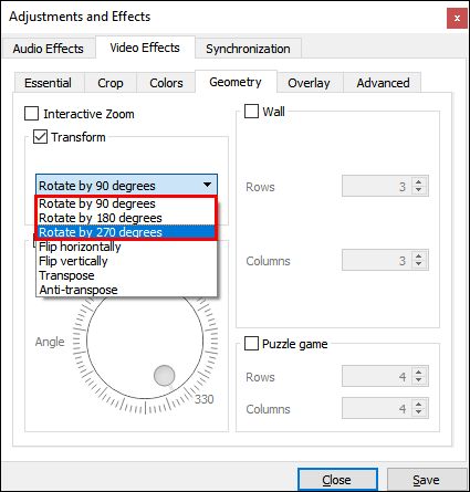 Fixed Value Angle