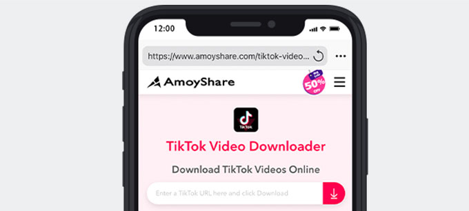 Gehen Sie zum Herunterladen zum AmoyShare TikTok Video Downloader