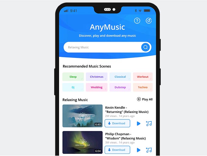 ดาวน์โหลด AnyMusic MP3