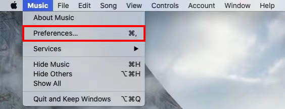 Hit Preferences on Apple Music