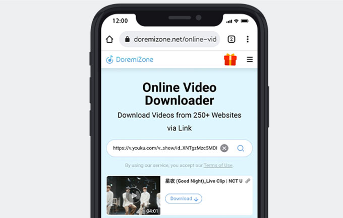 Download Youku video on iPhone