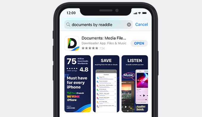 Un File manager – Documenti di Readdle