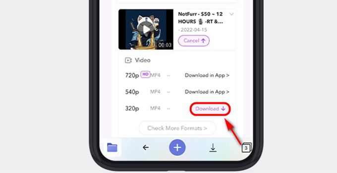 Baixe vídeos no iPhone com o Free Video Finder