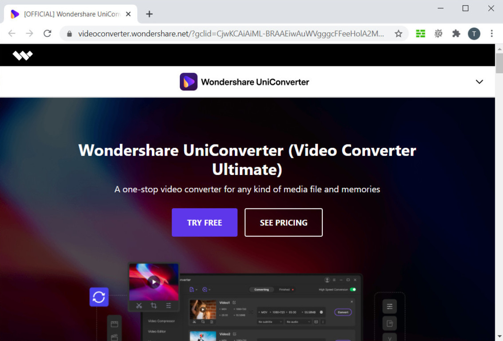 Convertidor NFV – UniConverter