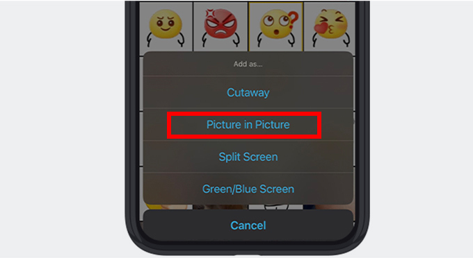 Add watermark to iMovie