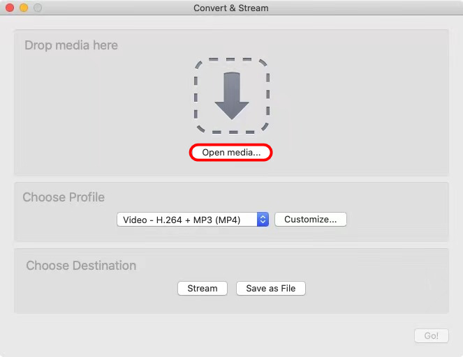 Upload a WMA file on VLC