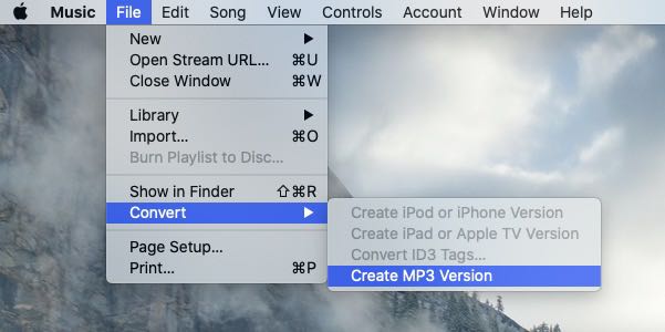 قم بتغيير MP4 إلى MP3 على iTunes