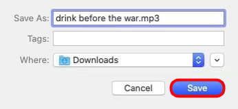 Rename the audio file on VLC